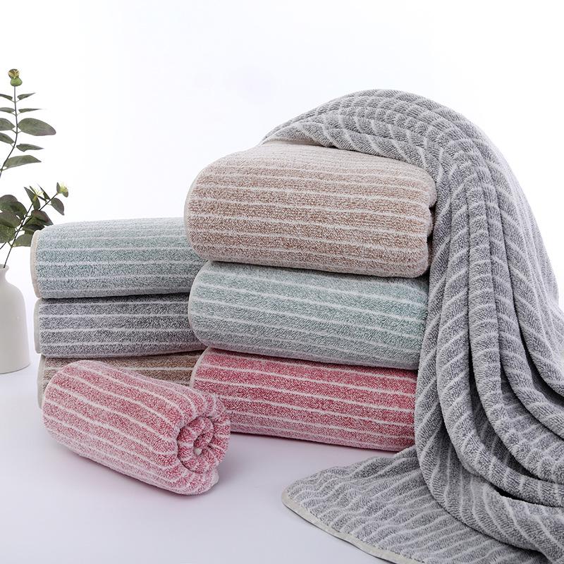 Gypsophila Coral Fleece Towel - Soft, Absorbent Adult Household Towel