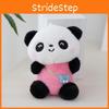 Colorful Panda Plush Keychain Cute Soft Cartoon Animal Doll 13cm Gift