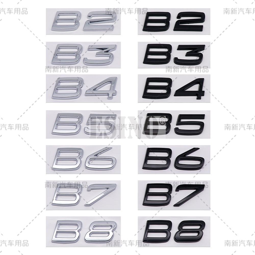 3D B2 B3 B4 B5 B6 B7 B8 3D ABS Adhesive Rear Trunk Emblem Badge Sticker for Volvo XC40 XC60 XC90 V40 V60 V70 V90 S40 S60 S80 S90
