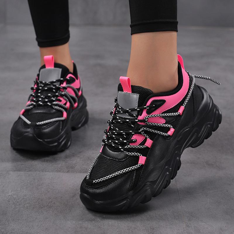 Spring new hot-selling casual sports shoes platform dad shoes breathable and comfortable shoes