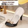 Shower Soap Holder with Suction Cup Drain Tray High Stability Creative High Heel Shaped Storage Plate Soap Dish