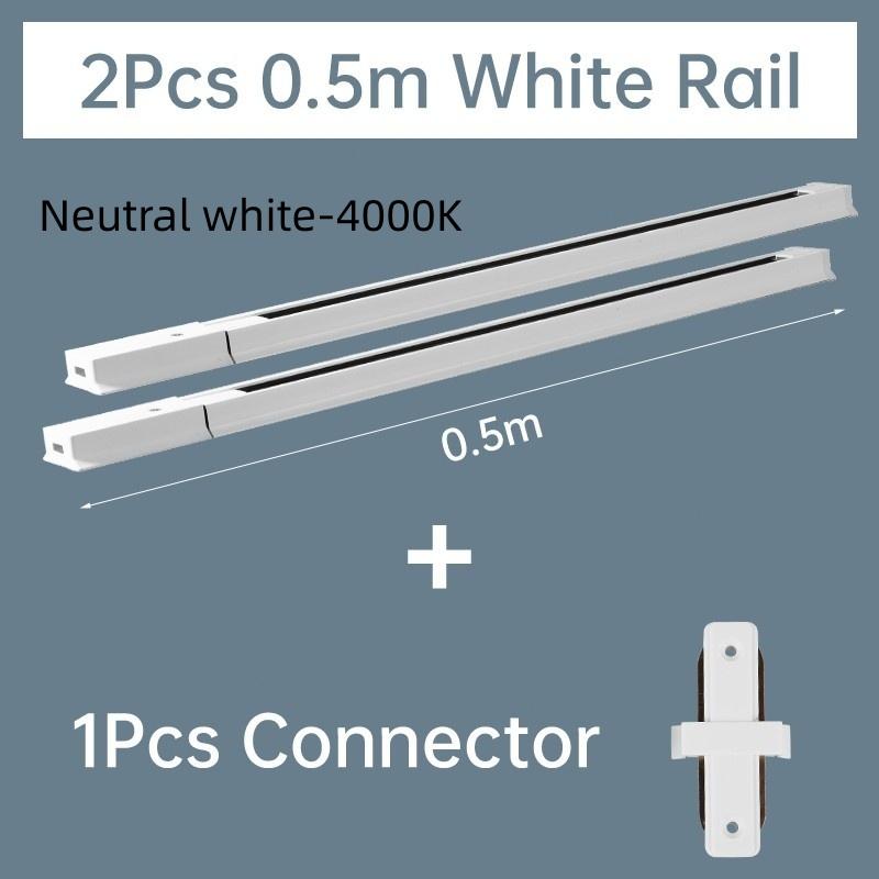 COB Rail Spotlight Living Room Bedroom Decor Lighting Fixture LED Track Light Aluminum Linear Track Ceiling Lamp