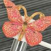 Cute Butterfly Straw Caps Silicone Toppers Covers for 10mm Straws, Dust-Proof Reusable Personalized Decorations Tumblers, Colorful Tips Accessories