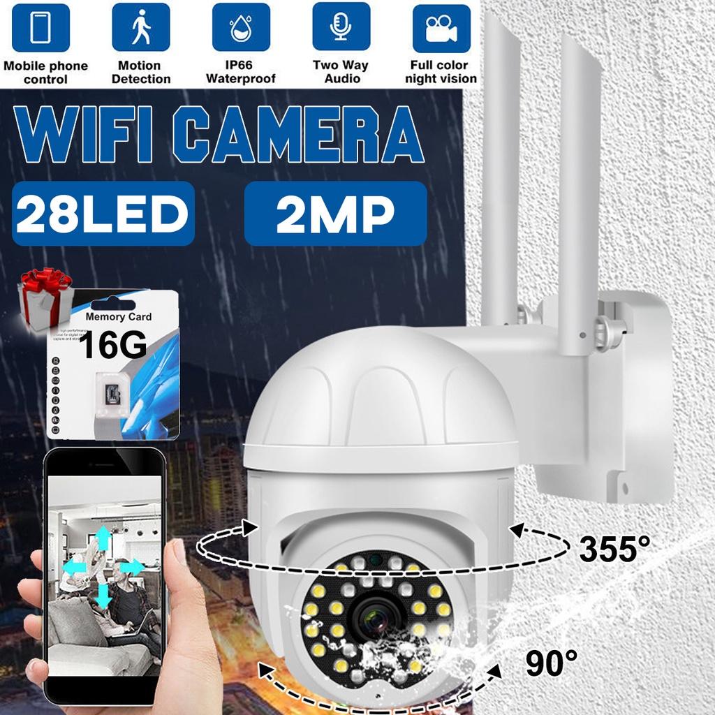 2MP IP Camera WiFi Video Surveillance Security Camera CCTV Wireless 1080P Digital Zoom Motion Detection Outdoor New