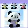 Entzückender Plüsch-Panda-Schlüsselanhänger-Anhänger Niedliches Cartoon-Stofftier-Spielzeug für Taschen