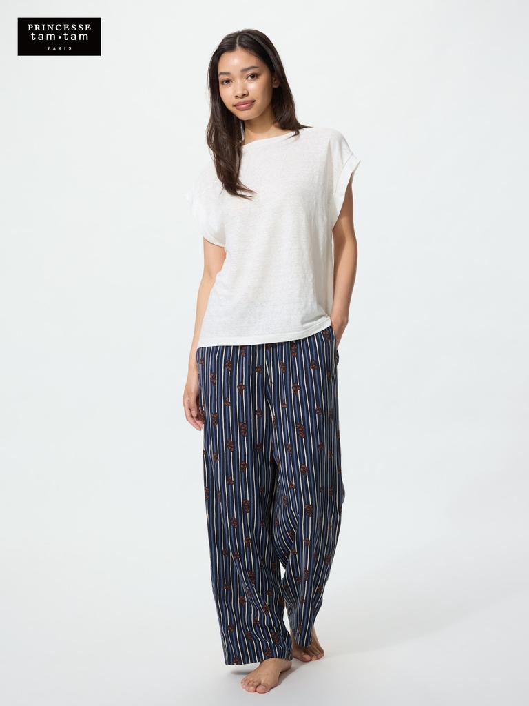 Uniqlo Japan Rayon Print Long Pants