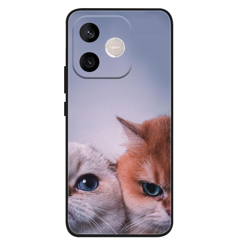 Schwarze Schutzhülle für Honor 600 Lite und Honor 500 Smart mit Silikon-Rückseite