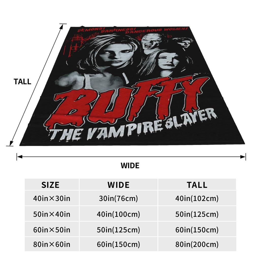 Buffy The Vampire Slayer Blanket Lightweight Thin Flannel Relax Gift Throw Blanket Bedspreads