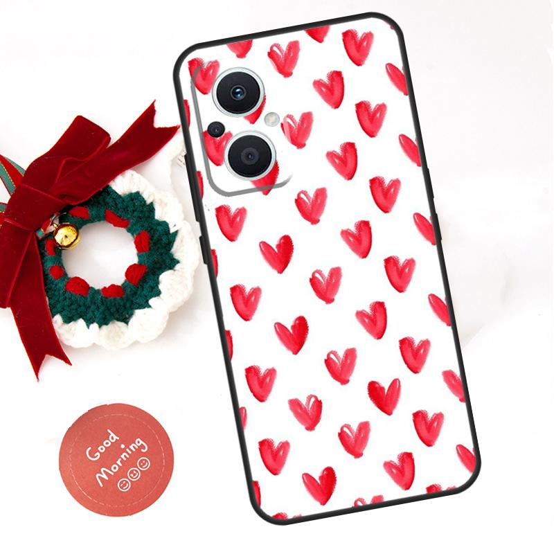 Heart Cartoon Girls Funda For OPPO Reno 8 Lite 10 11 12 13 14 Pro 11F 12F 13F 14F OPPO Find X8 X5 X6 X9 Pro Case