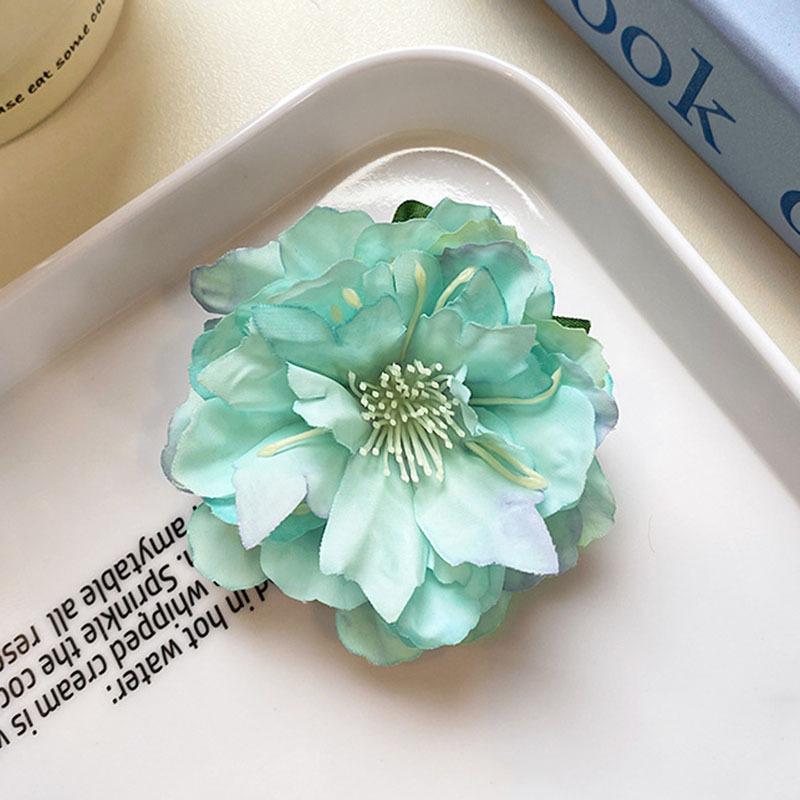 Böhmische Orchideenblüten Haarspange Romantische Braut Haarspangen Frauen Strand Hochzeit Urlaub Blume Pony Clip Haarnadel Haarschmuck