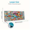 The Amazing World of Gumball Color Mouse Pad Large Gaming Table Cushion Non-slip Laptop Tablet Big Mousepad XXL Mat Mini PC Playmat With Lock edge