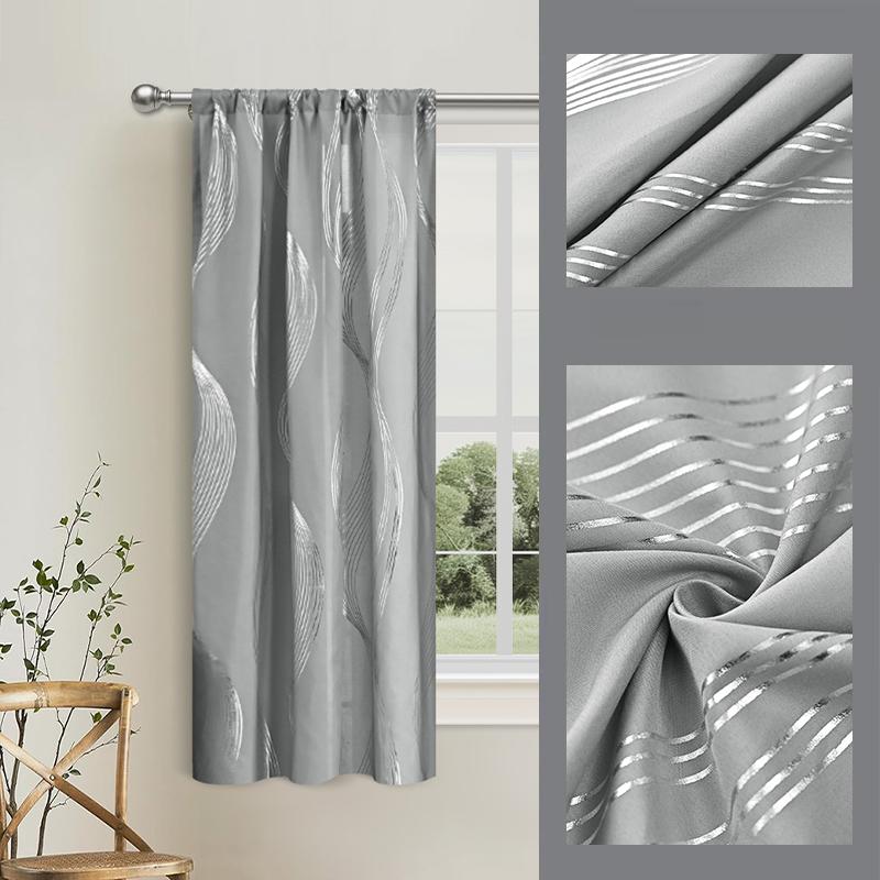 

Printed Curtains 1 PC Luxury Marble Pattern Curtain With Gold Foil Precision Drilling For Home Decor Curtains For Living Room 100x130cm 1PC