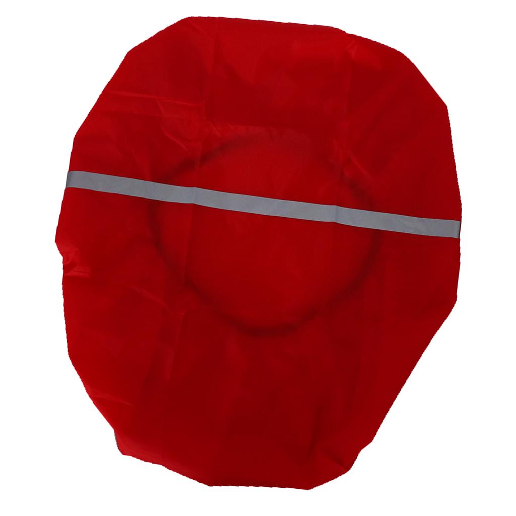 Waterproof Camping Backpack Rain Cover With Reflective Strip 3040 L Red