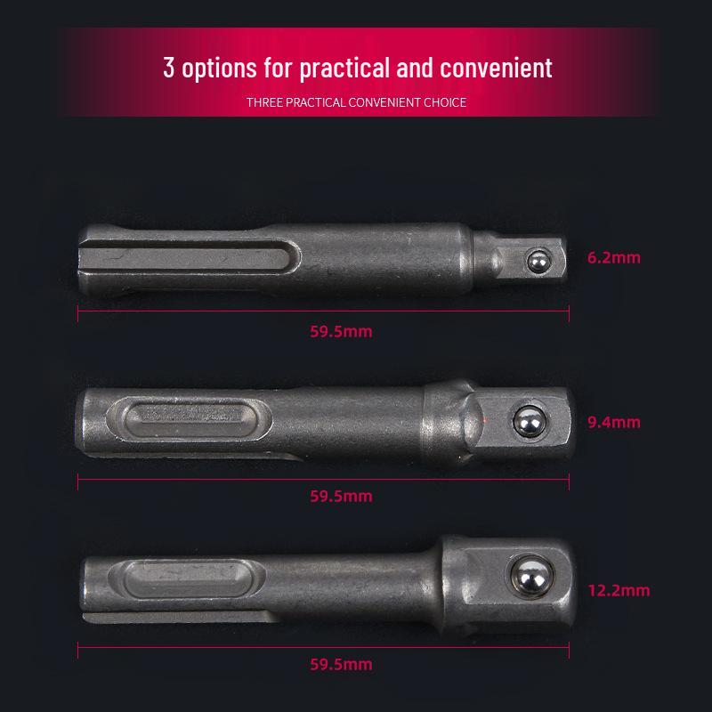 SDS Shank Impact Drill Adapter & Screwdriver Bit Converter