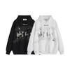 Unisex Oversized Hoodie With Streetwear Graphic Print Loose Fit Cotton Blend Pullover Fall Casual Wear