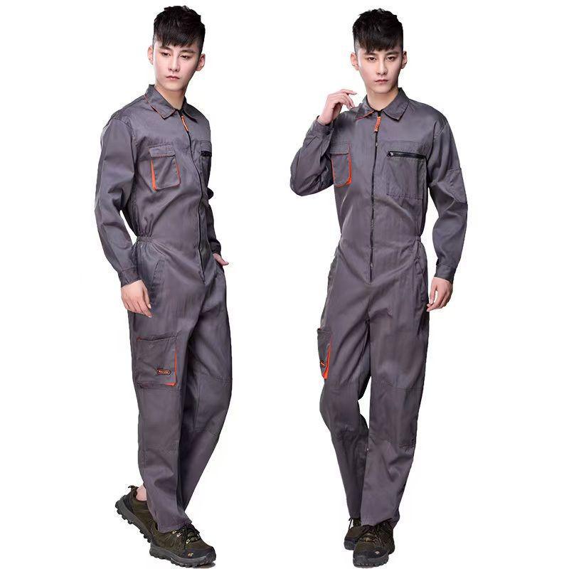 One-Piece Dustproof Mechanic Jumpsuit for Auto Repair and 4S Shop