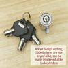 Universal Vending Machines Lock Cores Industrial Equipment Lock Cores Replacement Zinc Alloy Tubular Key Lock Enduring
