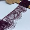 ( 3 Colors ) Narrow Chantilly Lace, 3m x 5.5cm, Non-stretch Scalloped Eyelash Mesh Lace Trim for Wedding, Lingerie, Dress, Garment, Sewing & Crafting
