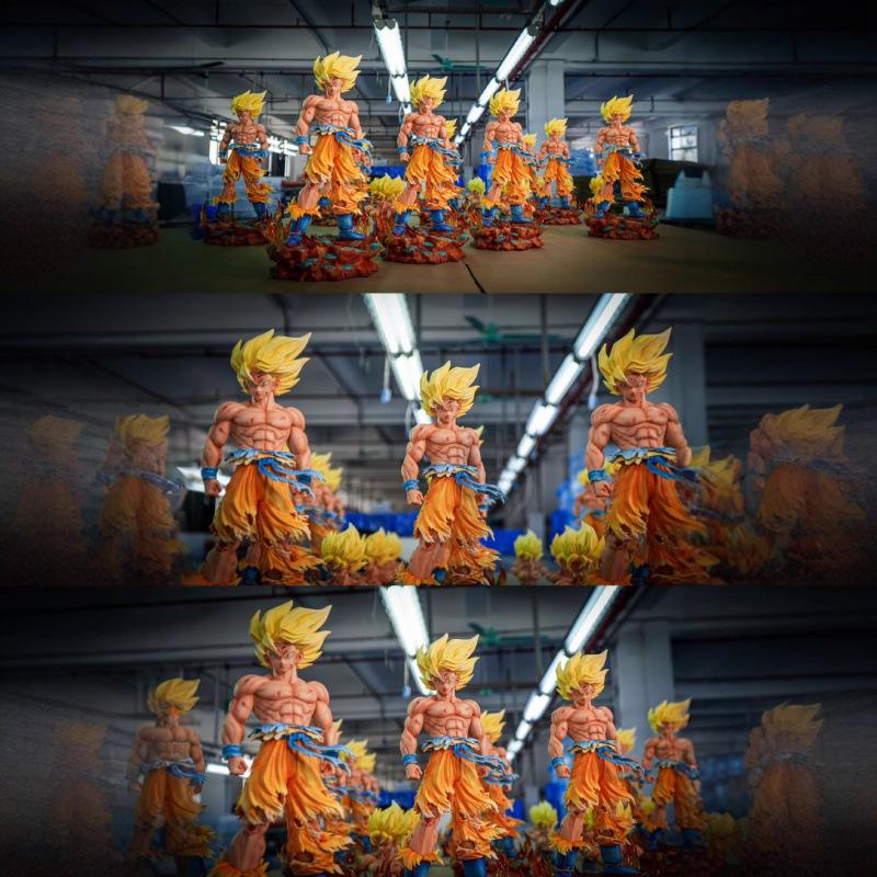 Figura de Dragon Ball, Wukong Chuchao 2.0 estándar, alta coincidencia, modelo de estatua periférica de animación, adorno, muñeca, regalo