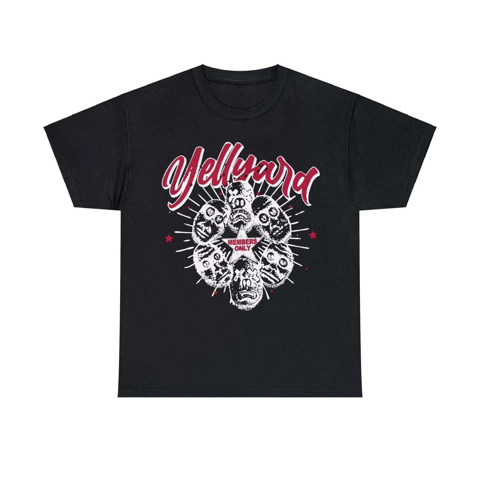 Yellyard Members Only Tee - Black and Red M