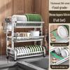 Lantuan 3-Tier Stainless Steel Dish Drying Rack