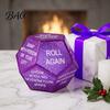 Secret Santa Game Props Swap Gift Exchange Dice, 12-Side Glitter Christmas Stocking Stuffers, Ideas Holiday Gathering Activities Dice for Family