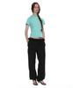 PARTIMENTO WOMEN Two-Way Frill Turnover Waist Pants_Black