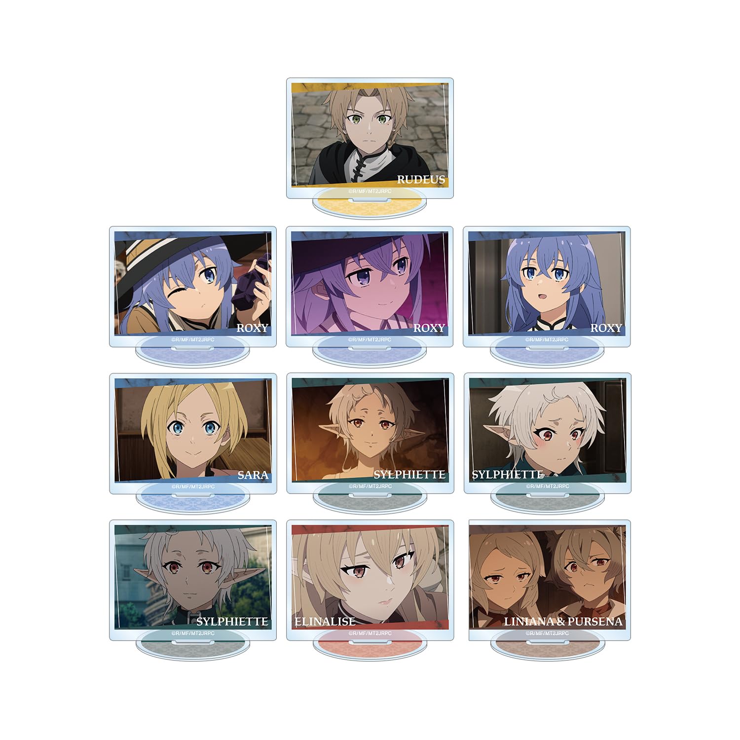 

Аниме Tensei Jobless торговая сцена акриловая подставка коробка Mushoku II Reincarnation 10 штук