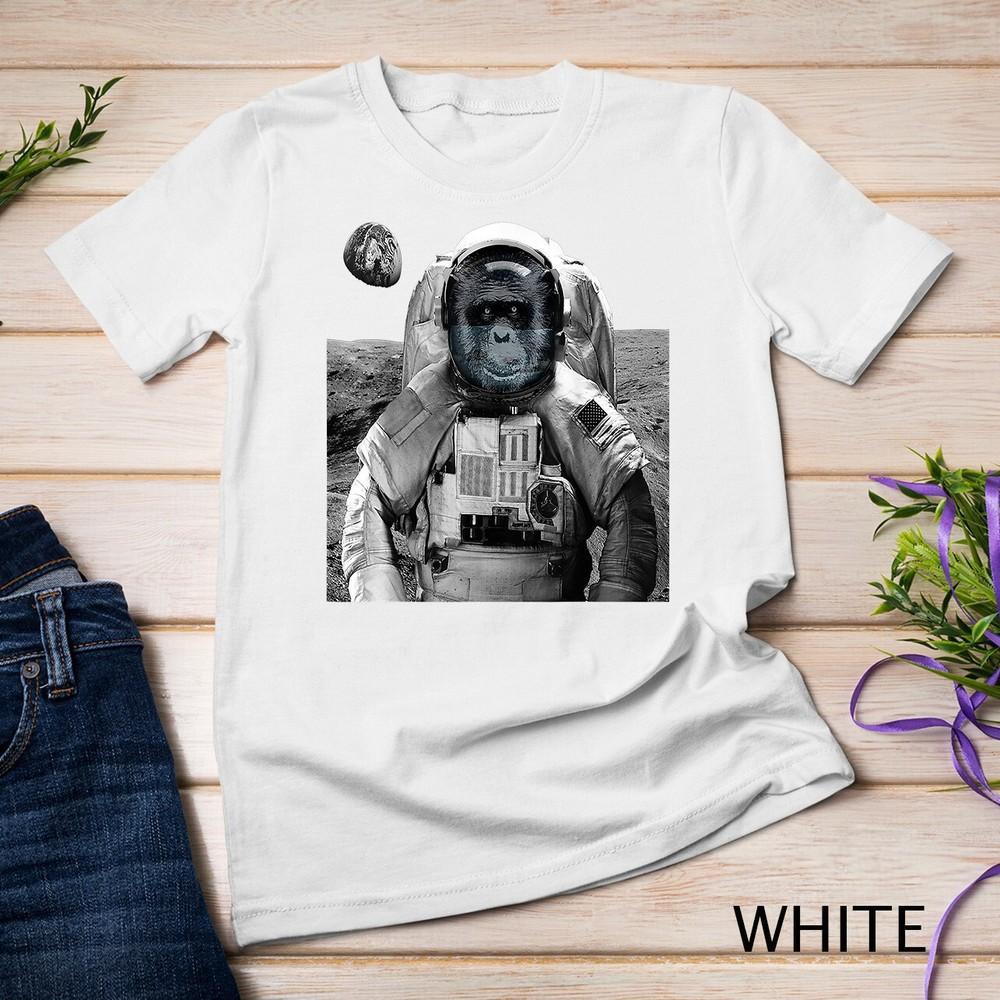 Monkey Astronaut Ape Space Travel Chimpanzee Astronaut Unisex T-shirt
