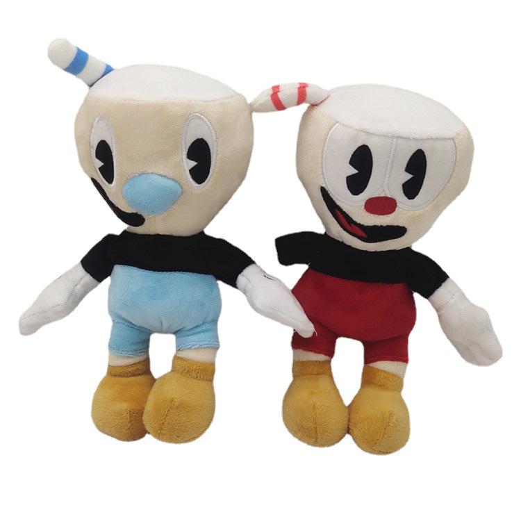 New Cuphead & Mugman Plush Toy Adventure Game Doll - In Stock