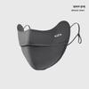 Women's UPF50+ 3D Gradient Blush Sunscreen Mask - Breathable, Soft Bone Support, Anti-Smudge Makeup with Ice Silk Fabric