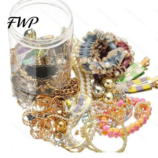 Build Your Own Jewelry Collection Mystery Jar for Women, Vintage Surprise Set, Random Trendy Multi-style Pack Mixed Box with Necklaces, Earrings,