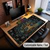 Tree of Life Theme Custom Mouse Pad Personalized With Name Text Customized Desk Mat For Office Home Decor