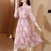 Elegant Wide-Waisted Floral Dress for Women - Slimming Summer 2026 Tummy-Concealing Skirt