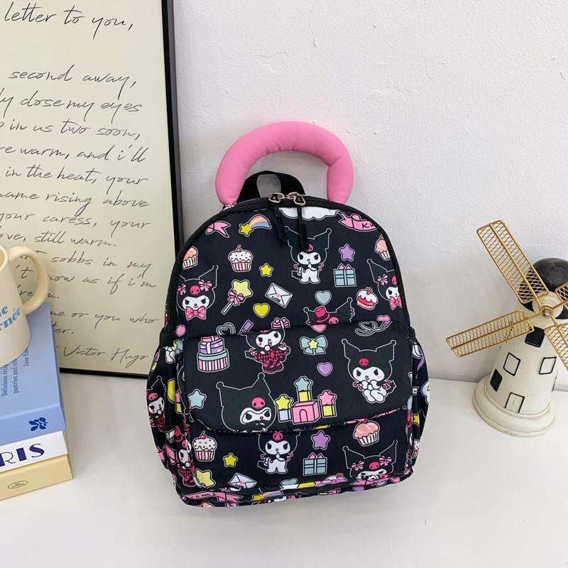 Cartoon Animation Cute Little Girl Backpack Kindergarten Small And Medium Class Baby Schoolbag Foreign Style Printing Children'S Backpack