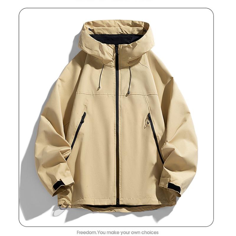 Shocksuit Men's Spring and Autumn Jacket Men's Thin Jacket Women's Waterproof Windbreaker Outdoor Mountaineering Jacket