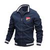 Unisex Autumn Pilot Print Zip-Up Cycling Jacket