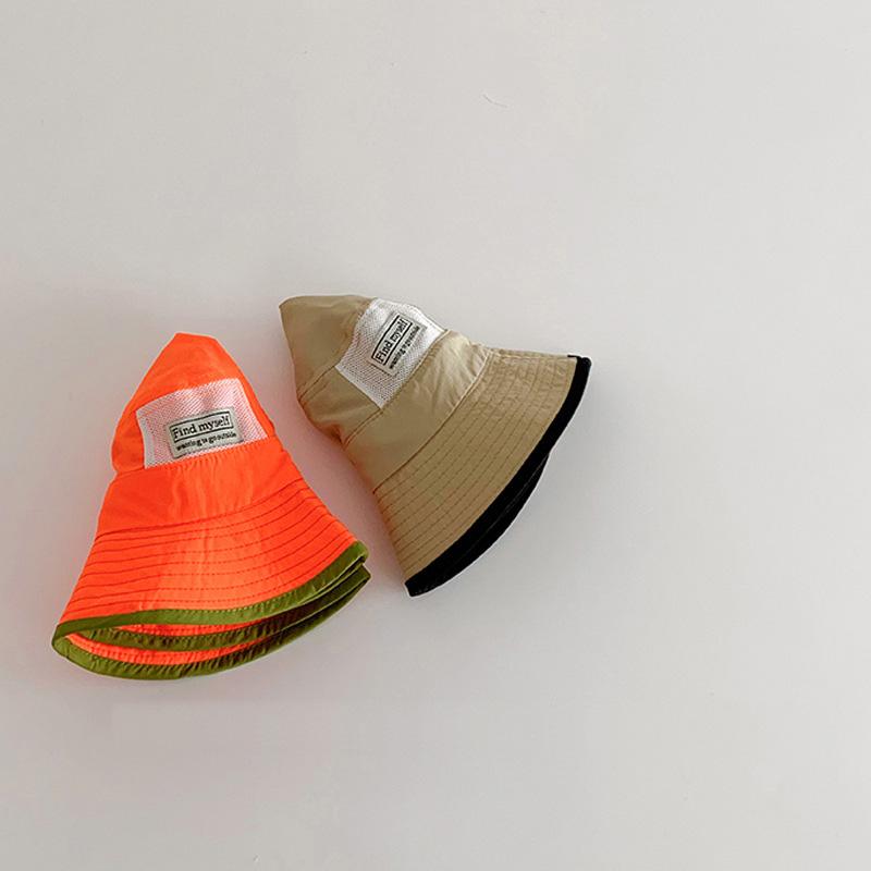 Summer Kids Sun Hats Cute Cartoon Drawstring Adjustable Boy Girl Fisherman Caps Casual Children Sunscreen Bucket Hats