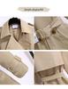 Women's Khaki British-Style Trench Coat