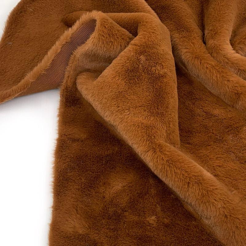 10mm Thickened Imitate Rabbit Fur Plush Fabric Thickened Polyester Artificial Wool Doll Cotton Doll Material Decorative Fabric