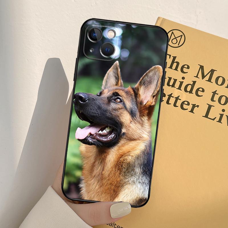 German Shepherd Dog Phone Case For iPhone 17 16 15 14 13 12 11 Pro Max Mini XR 16e 15 16 Plus 17 Air Full Cover