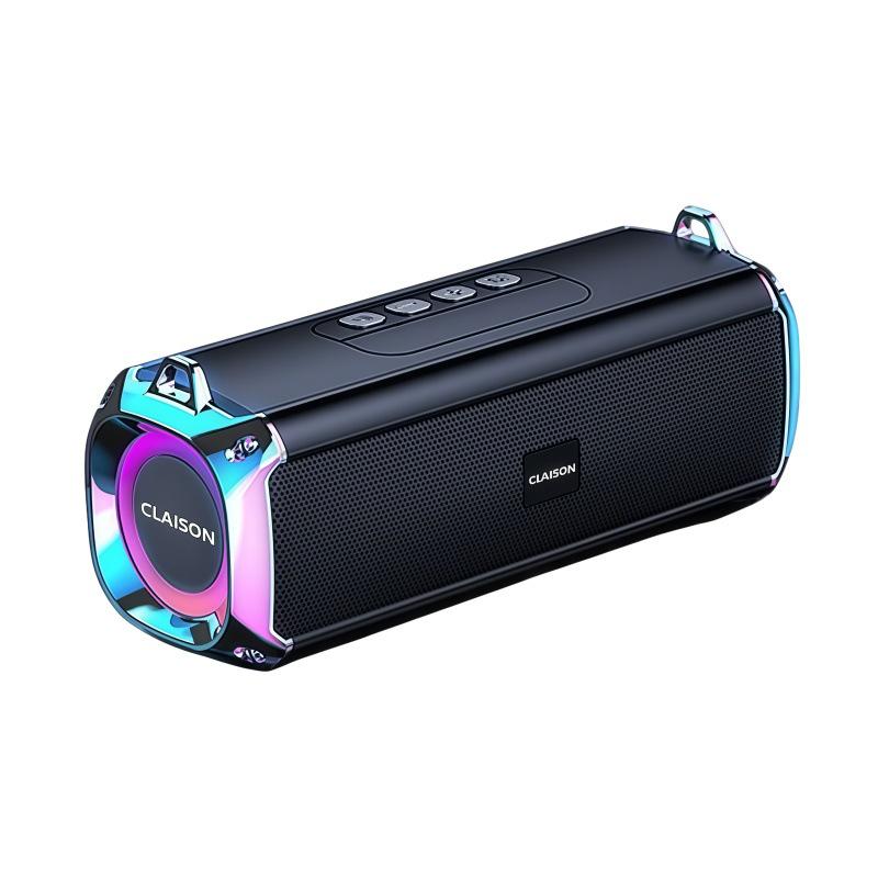 AI Smart Bluetooth Speaker T16: Dual Speakers, Large Volume, Card Slot, Long Battery Life, Subwoofer