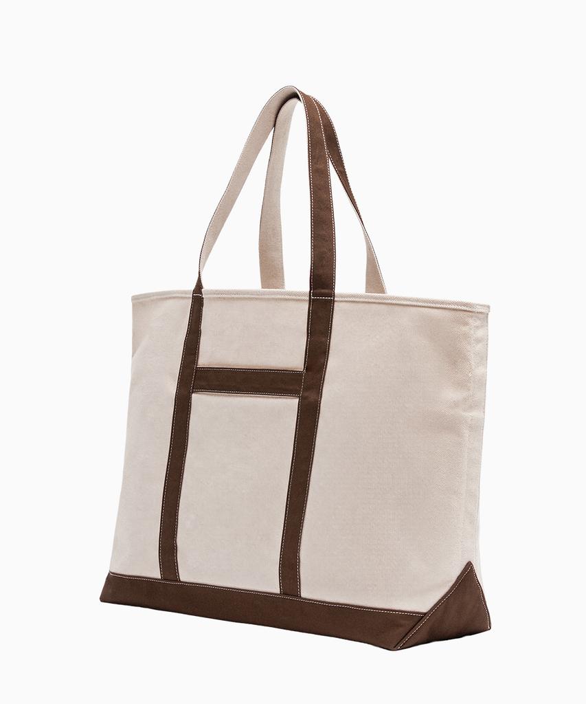 Madgoat Weekend Canvas Tote Shoulder Bag_Brown