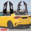For Mercedes Benz A Class W177 A200 A220 A35 AMG Hatchback 2018-2023 Car Rear Bumper Trim Lip Spoiler