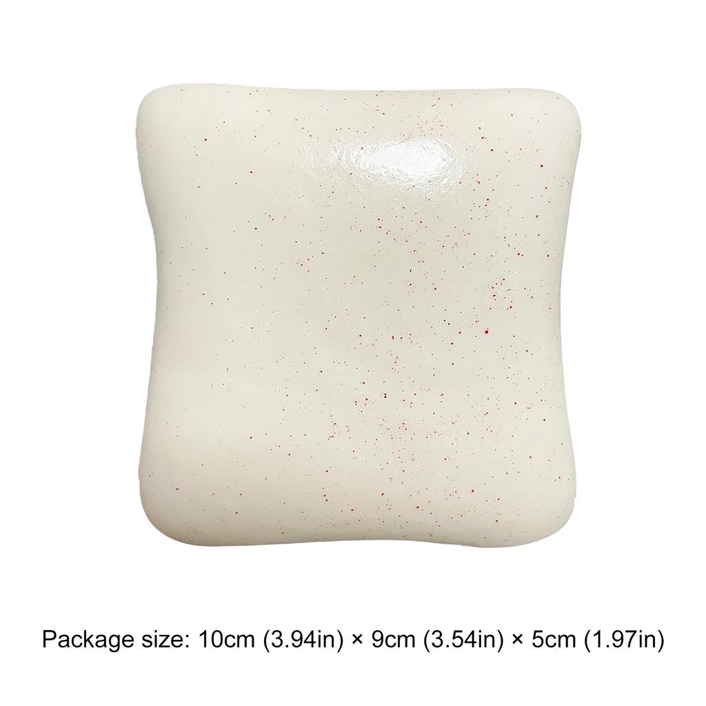 Square Bread Squeeze Toy Bread Butter Squishy Slow Rising Small Sticky Toast Fidget Toys Birthday Gifts for Adults Stress Relief