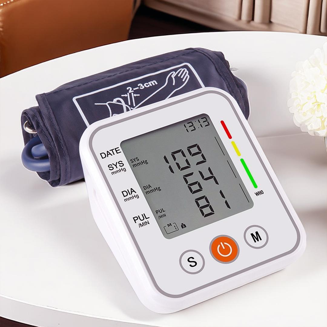 Upper Arm Blood Pressure Monitor Blood Pressure Tester Sphygmometer Suitable for home use General белый