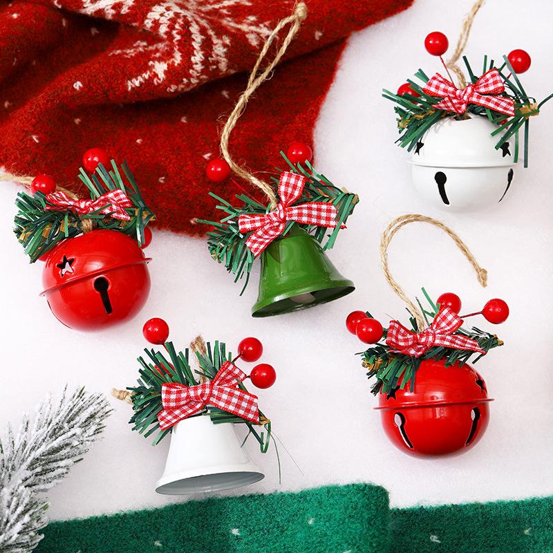 Christmas Bell Pendant Christmas Tree Pendant Decoration  Year 2025 Festival Party Merry Christmas Decoration For Home 2024