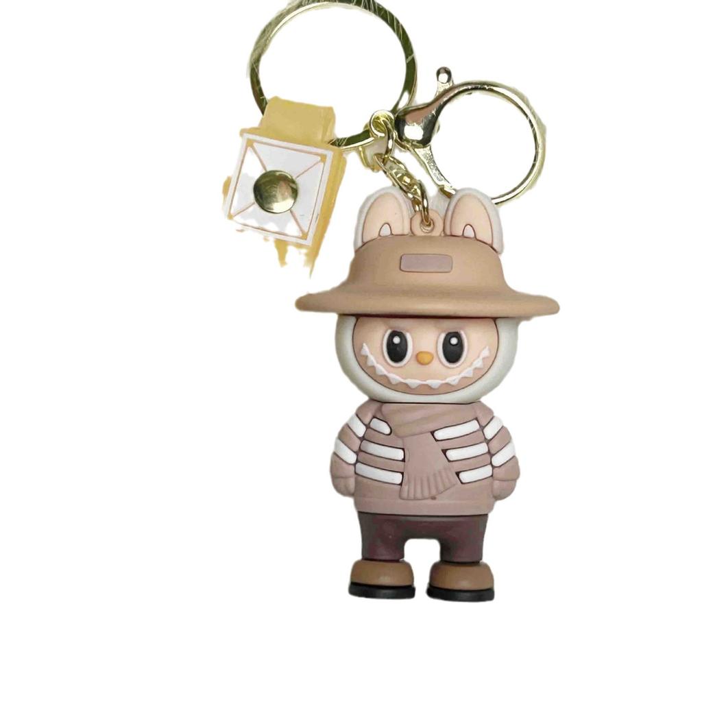 Cartoon Pvc Soft Rubber Keychain Pendant Blind Box Trendy Cool Push Small Gift Ornament