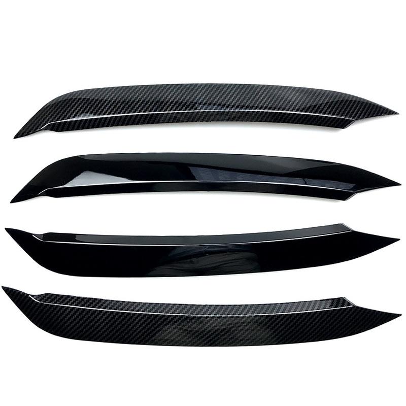 For Volkswagen VW Polo + Car Headlight Eyebrow Eyelid Trim Lamp Cover Sticker Accessories