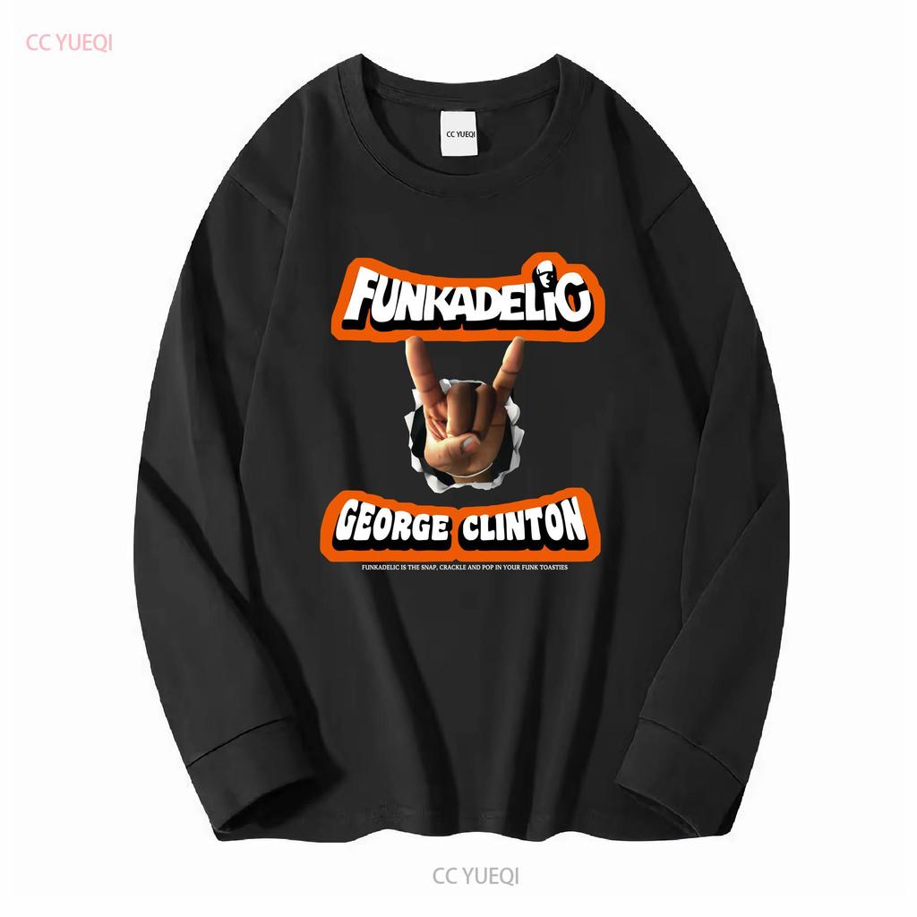 George Funkadelic Clinton T Shirt vintage Washed Versatile Unisex Comfortable Top For Everyday Wear graphic fashion
